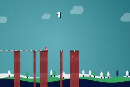 圣诞老人过悬崖小游戏源码