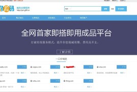 域名交易平台系统源码 带后台